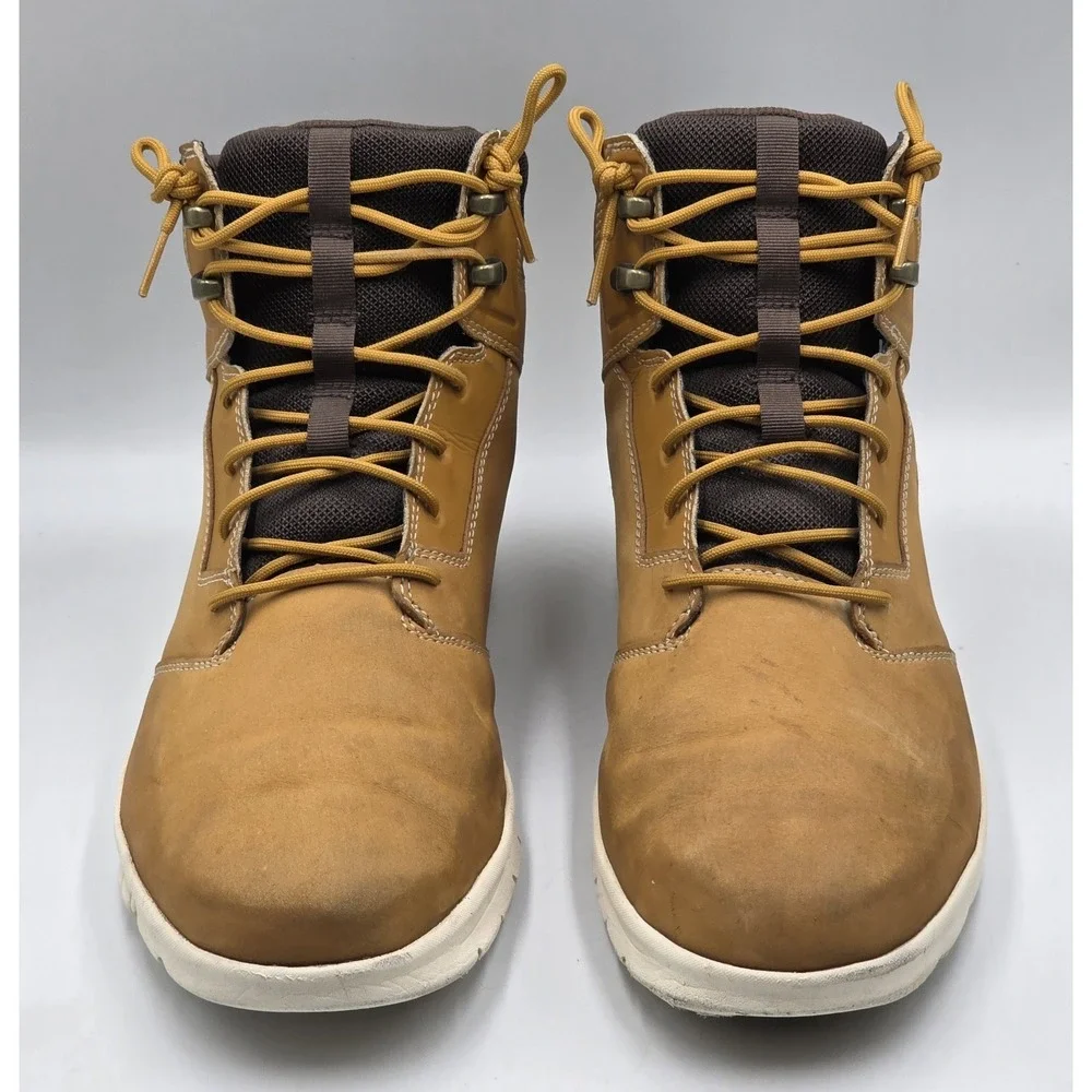 Timberland Graydon Mid Chukka Boots Tan Mens 11.5 Lightweight Sneaker Boot
